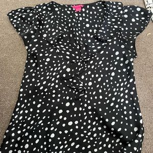 Polka dot blouse